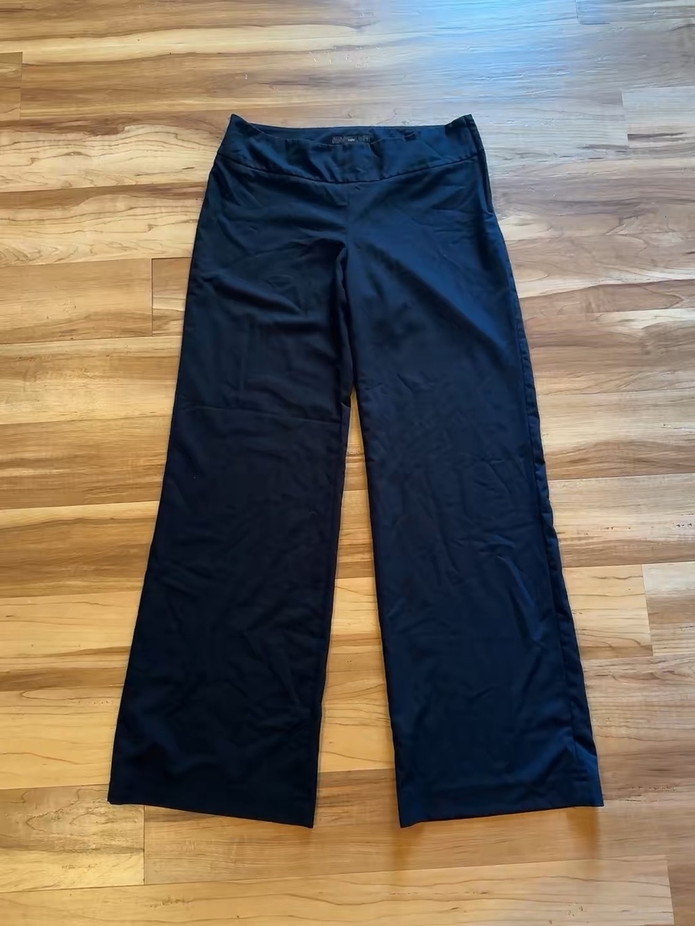 H&M Black Wide Leg Dress Pants Women’s Size 8 Business Casual Trousers